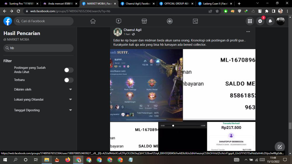Bukti Kejadian